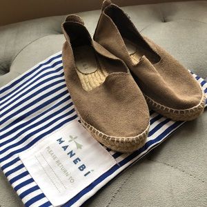 Manebi Suede Espradilles Size 35